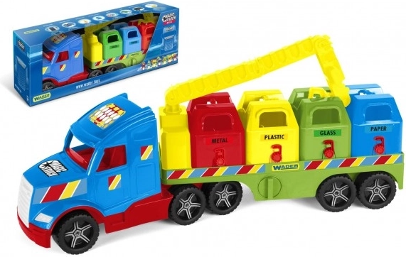 Auto Magic Truck plastmasas atkritumu vedējs 75 cm