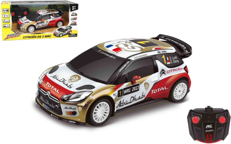 Remote-controlled Citroën DS 3 WRC car 1:16
