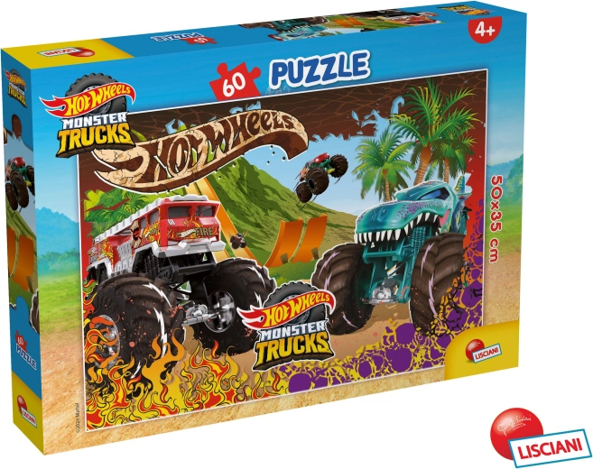 Hot Wheels puzle, 60 detaļas, 50 × 35 cm