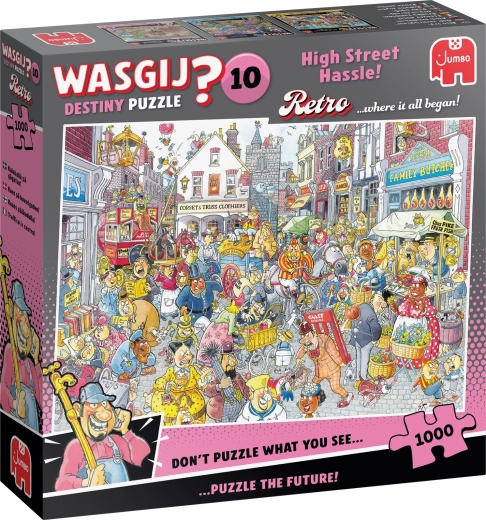 Jumbo Wasgij Retro Destiny 10: Problēmas Galvenajā ielā – puzle 1000 gab.