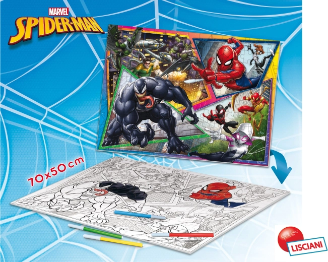 Double-sided floor puzzle Spider-Man, 150 pieces