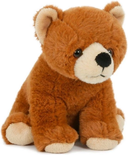 Soft Seated Brown Teddy Bear with Bead Filling 13 × 19 cm