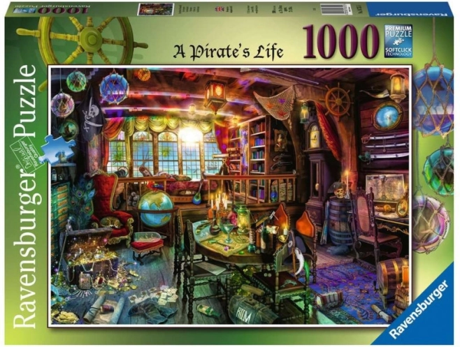 Ravensburger 1000 detaļu puzle Pirātu dzīve