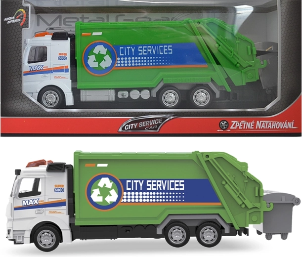 City Service Car atkritumu savākšanas auto 1:43