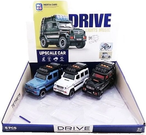 Off-road car 17 cm three-wheeled with light and sound HX263