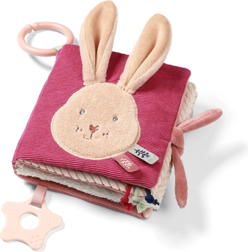 Sensorā auduma grāmatiņa BABYONO Rabbit Karo, 0 m+