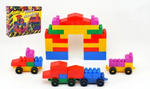 LORI 4 plastmasas konstruktors, 100 gab.