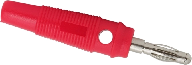 Gumijots banāna spraudnis 3 mm kabelim