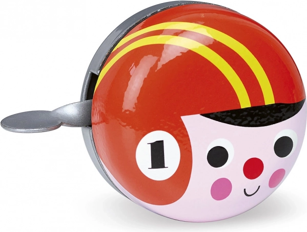 Retro velosipēda zvans sarkans ar slīdni