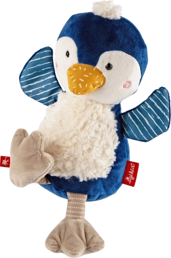 Sigikid pirmais mīļmantiņš pingvīns 27 cm (patchwork)