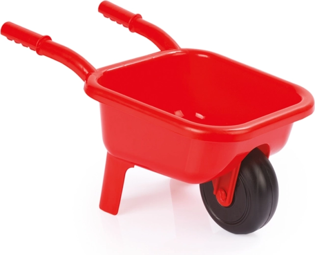 Plastmasas dārza ķerra bērniem, sarkana