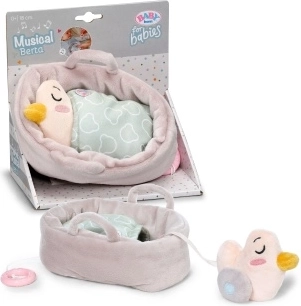 BABY born for babies spēlējošā plīša Berta ar groziņu