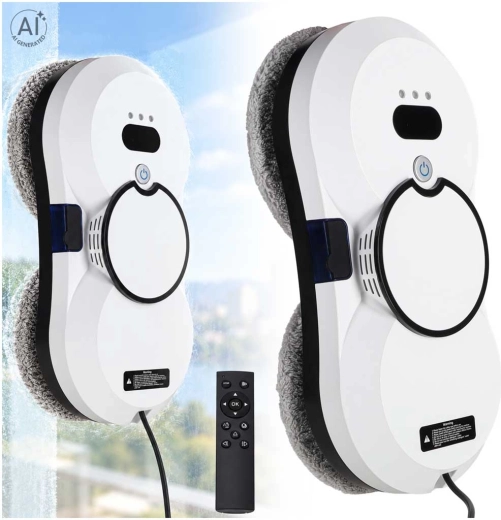 Robotic Window Cleaner with Remote Control