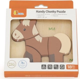 Wooden puzzle for little ones – horse