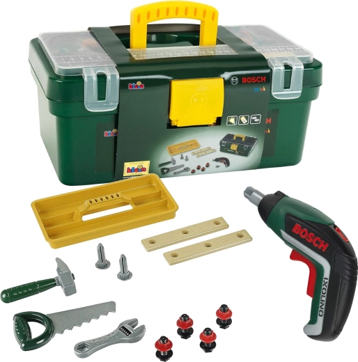 KLEIN koferis ar urbjmašīnu BOSCH Ixolino II mazajiem meistariem