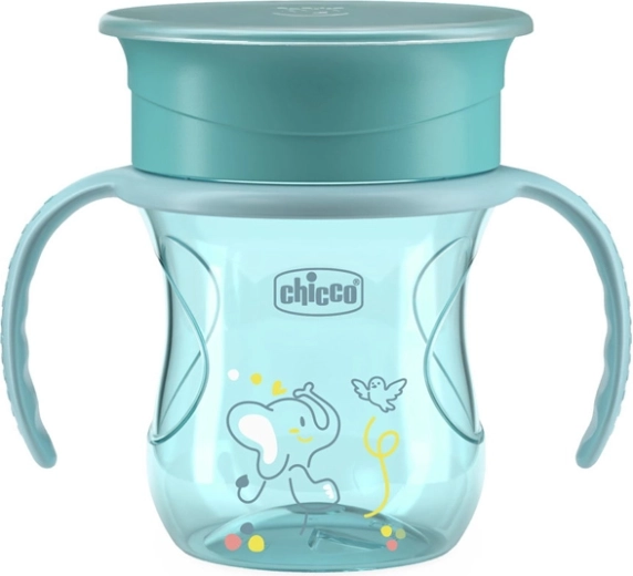 Chicco 360 Perfect X Cup with Handles, Teal, 12m+