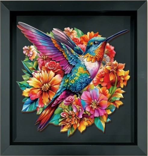 2Kids Toys wooden hummingbird puzzle