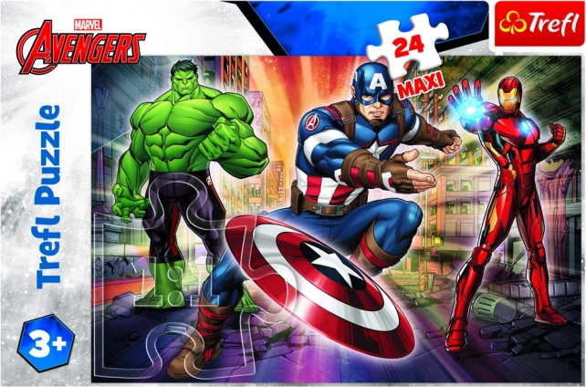 Puzle Avengers pasaulē, 24 maxi gabali