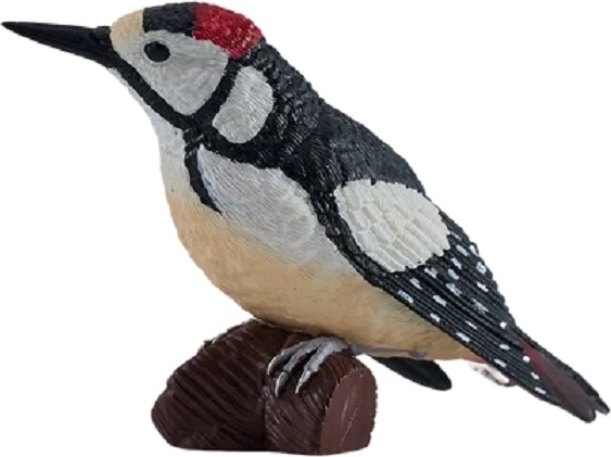 MOJO Great Spotted Woodpecker Figurine