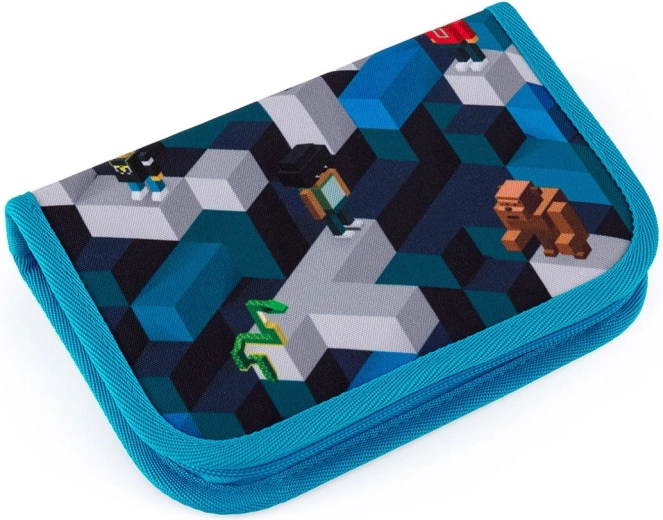Topgal double-flap school pencil case PENN 23034