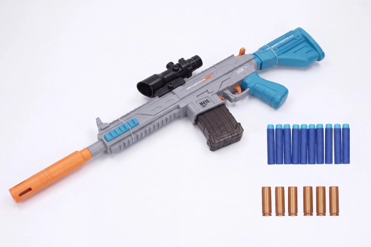 Pioneer M416 rifle with foam darts and shells