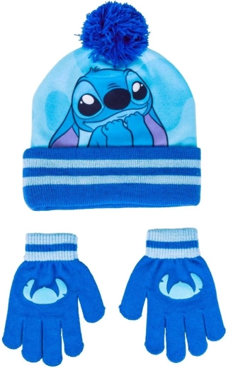 Bērnu cepures un cimdu komplekts Lilo un Stitch
