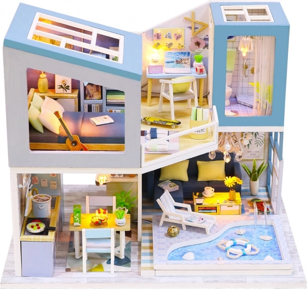2Kids Toys miniatūra mājiņai – villa – Zila