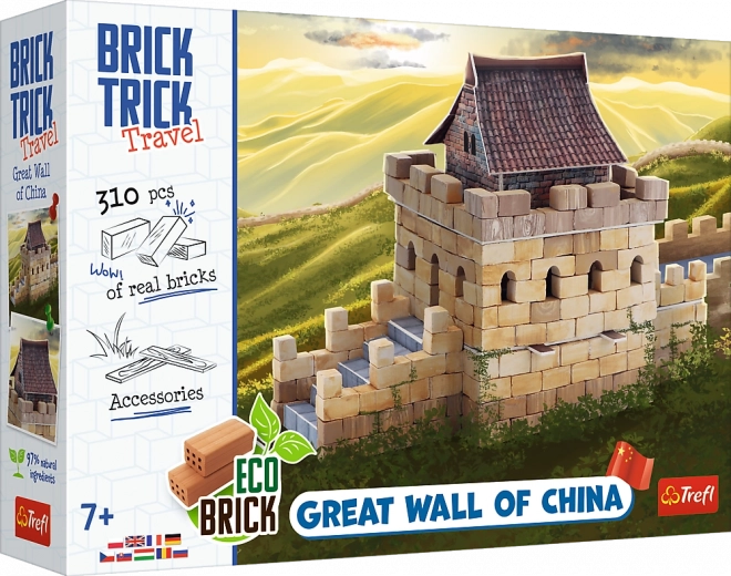 TREFL Brick Trick Travel – Lielais Ķīnas mūris, 310 detaļas