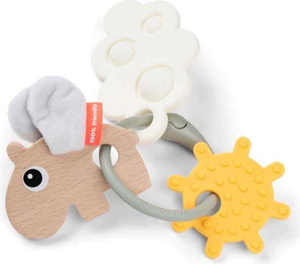 Done by Deer sensory activity ring Happy clouds, multicolour mix