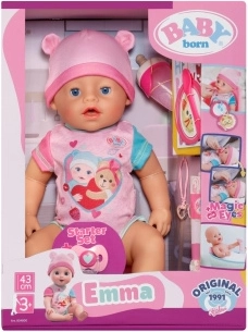 Interactive Baby Born Emma Doll 43 cm with Accessories