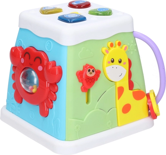Interactive Cube with Light and Sound Effects