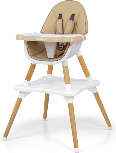 Feeding Chair 2-in-1 Malmo Beige