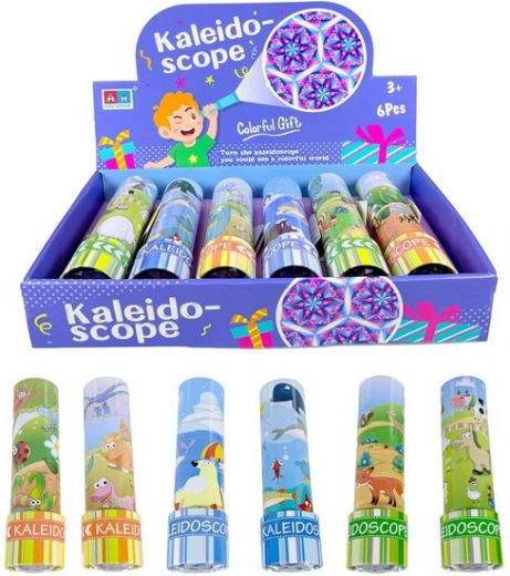 Metāla kaleidoskops bērniem – 6 motīvi
