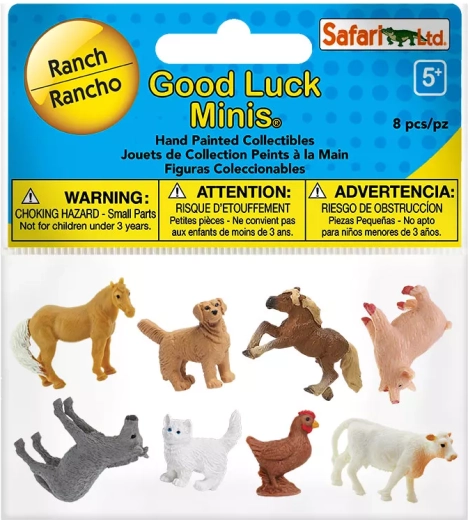 Safari Ltd. Good Luck Minis – rančo (funpack)