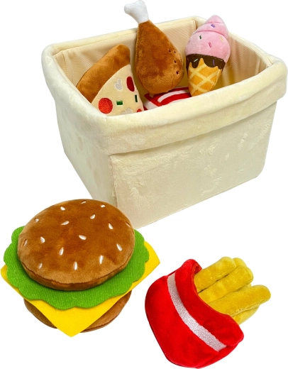 Magic Baby Plush Basket with Fast Food