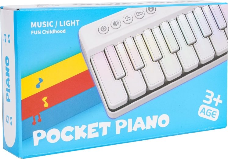 White Portable Children's Piano