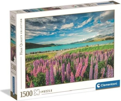 Clementoni puzzle Lupins by Lake Tekapo, 1500 pieces