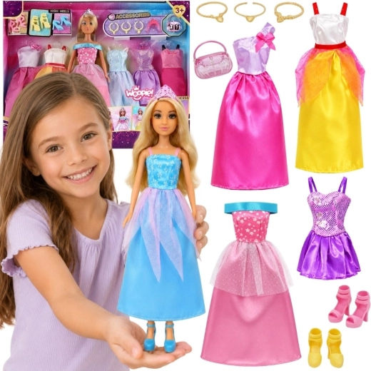 Woopie Royal Doll with Ball Gowns and Accessories