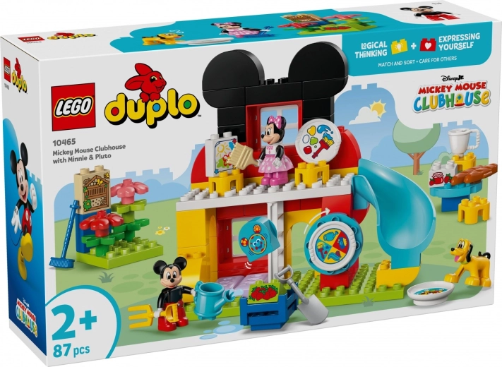 LEGO DUPLO Disney Mikija peles klubs ar Minniju un Plutonu
