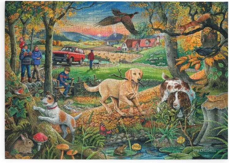 House of Puzzles Suņi medībās – 500 lielu detaļu puzle