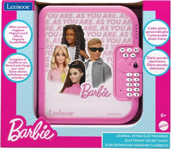 Elektroniskā slepenā dienasgrāmata BARBIE no Lexibook