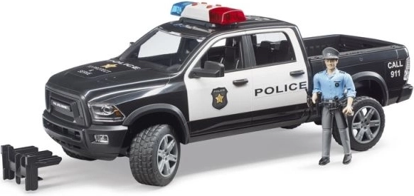 Bruder RAM Police Off-Road Vehicle with Police Officer