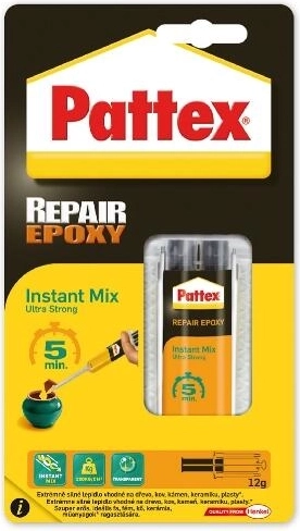 Epoksīda līme 11 ml, 5 minūtes PATTEX Repair Uni