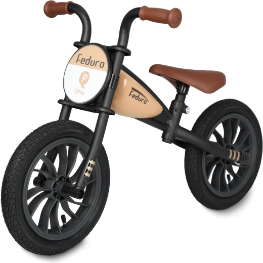 QPlay Feduro Beige Balance Bike