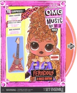 L.O.L. Surprise! OMG ReMix Rock lielā māsa – Ferocious ar ģitāru