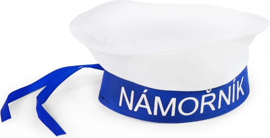 Bērnu jūrnieka cepure ar satīna lenti