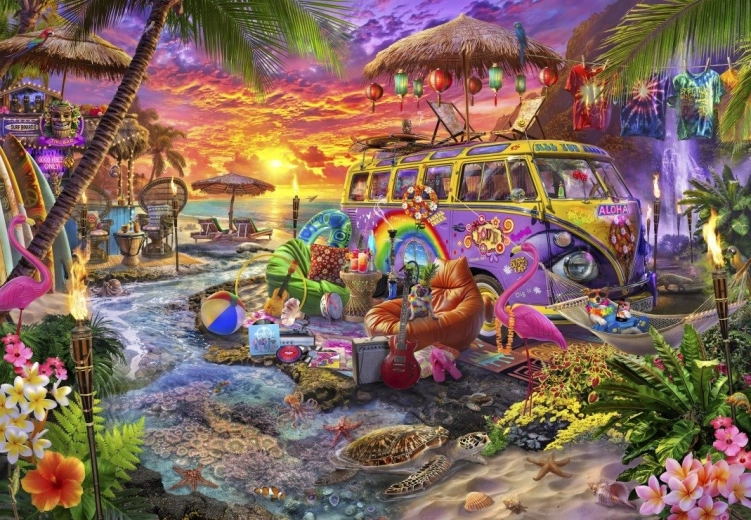 Bluebird Puzzle Hippie Beach 1000 Pieces
