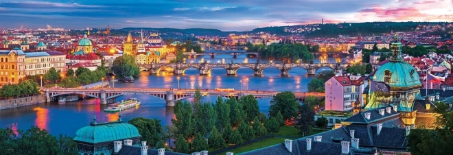 EUROGRAPHICS Panoramic Jigsaw Puzzle Prague, Czech Republic – 1000 Pieces