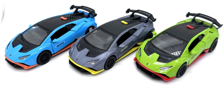 Metāla modelis Lamborghini Huracán STO – 3 varianti