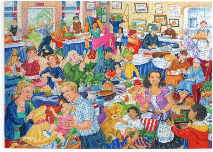Flea Market Puzzle with 500 Extra-Large Pieces